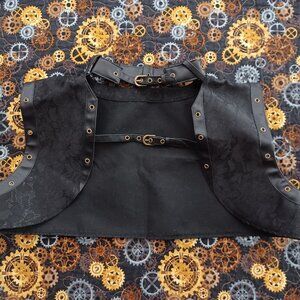 Black steampunk vest - Size XL (NWOT)